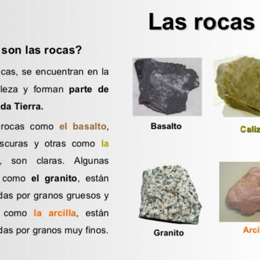 Unidad 4. Las rocas, los minerales y el suelo.