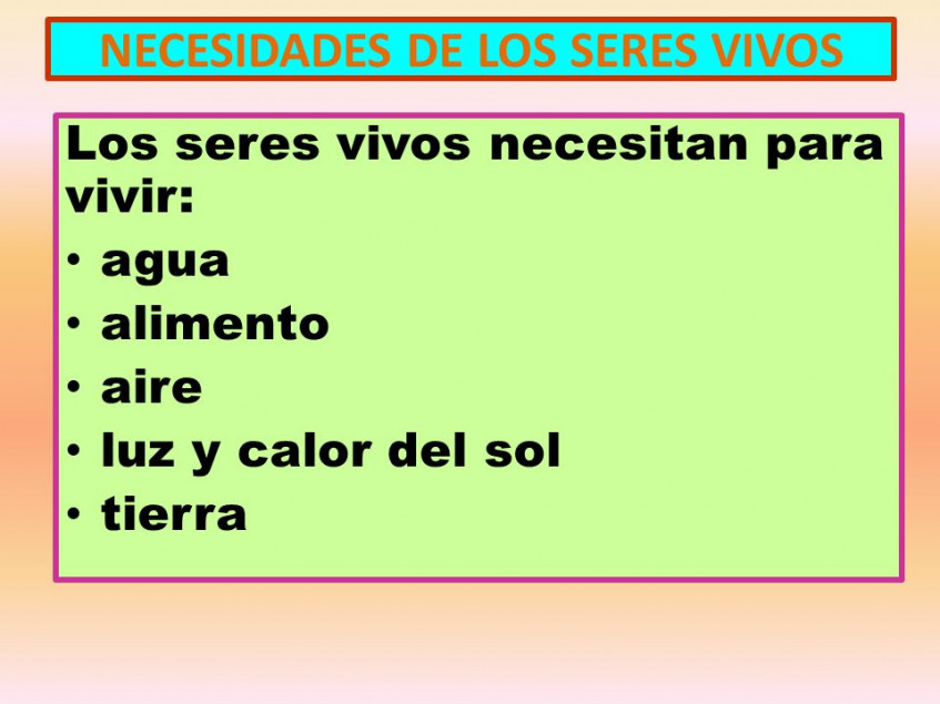 LOS SERES VIVOS: LAS FUNCIONES VITALES. - Pictoeduca