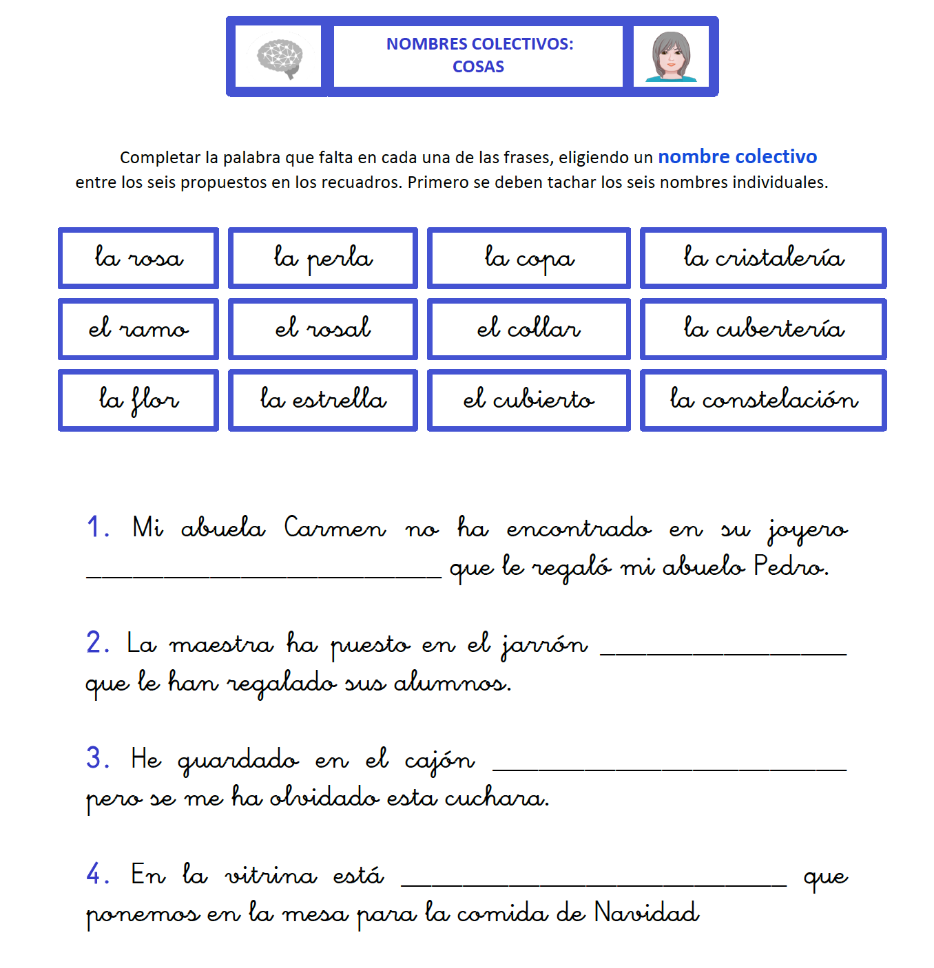 Nombres colectivos - Pictoeduca